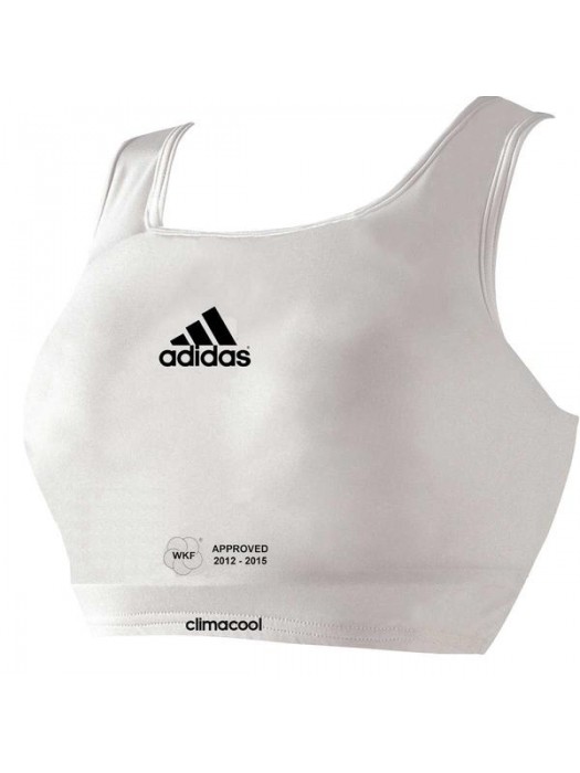 PARASENO ADIDAS BIANCO OMOLOGATO WKF