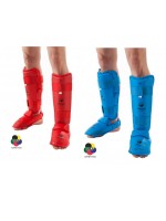 NUOVO PARATIBIA E PIEDE REMOVIBILE "tTOKAIDO-WKF" ROSSO/BLU