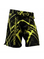 SHORTS MMA "DYNAMIC" - NERO/FLUO