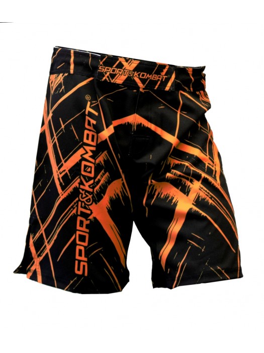 SHORTS MMA “DYNAMIC” - NERO/ARANCIO