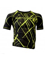 RASHGUARD MMA DYNAMIC - NERO/FLUO