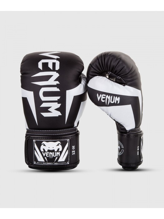 GUANTONI DA BOXE VENUM ELITE - NERO/BIANCO