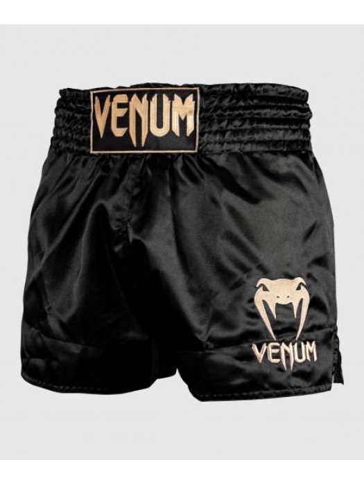 PANTALONCINI VENUM CLASSIC MUAY THAI SHORT - BLACK/GOLD