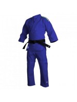 JUDOGI J500 STRISCE BLU SLIM BLU ADIDAS