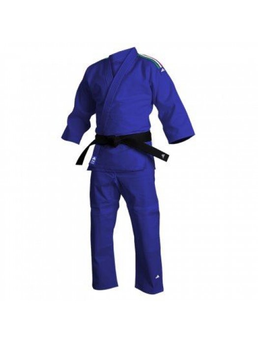 JUDOGI J500 STRISCE BLU SLIM BLU ADIDAS