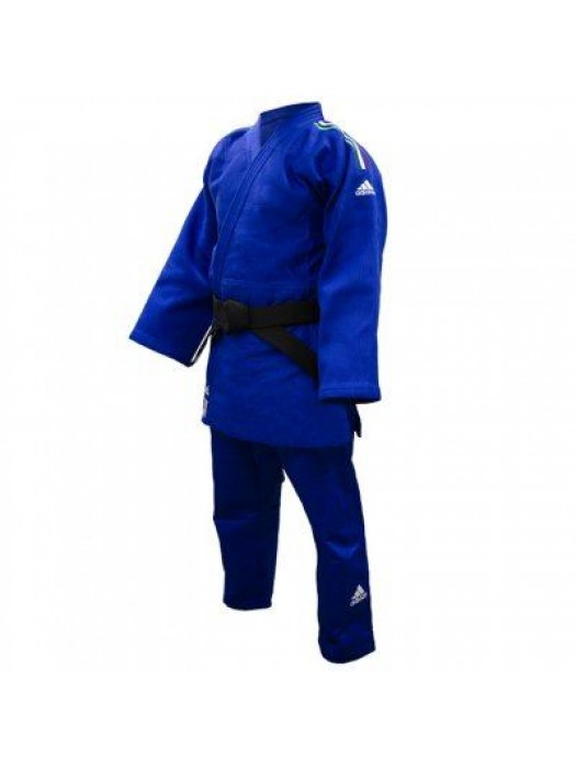 JUDOGI ADIDAS J730 IJF CHAMPION II SLIMFIT - BLU