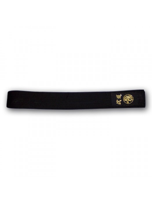 CINTURA NERA EXTRA IN COTONE 100%