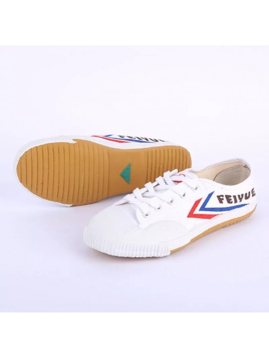 SCARPE KUNG FU WUSHU FEIYUE BIANCHE IN TELA